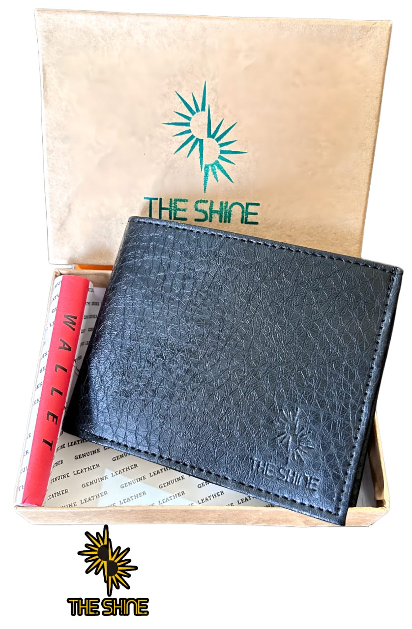 THE SHINE -BLACK WALLET